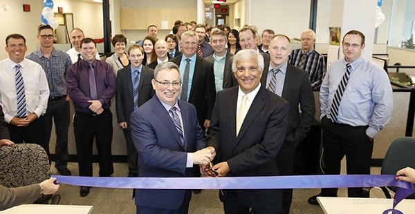 Canada ribbon cutting