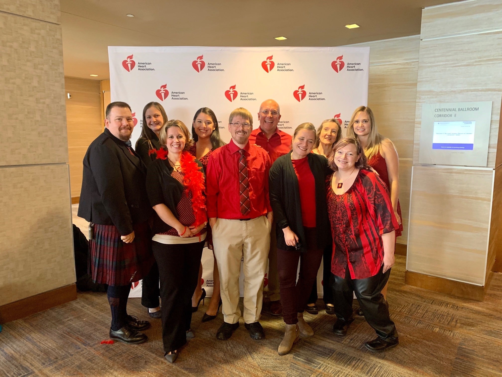 Go Red For Women Colorado Team Photo