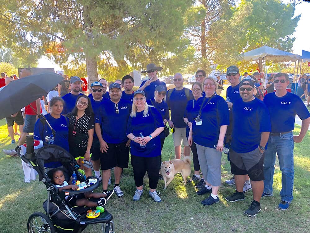 American Heart Walk GLI Group Photo